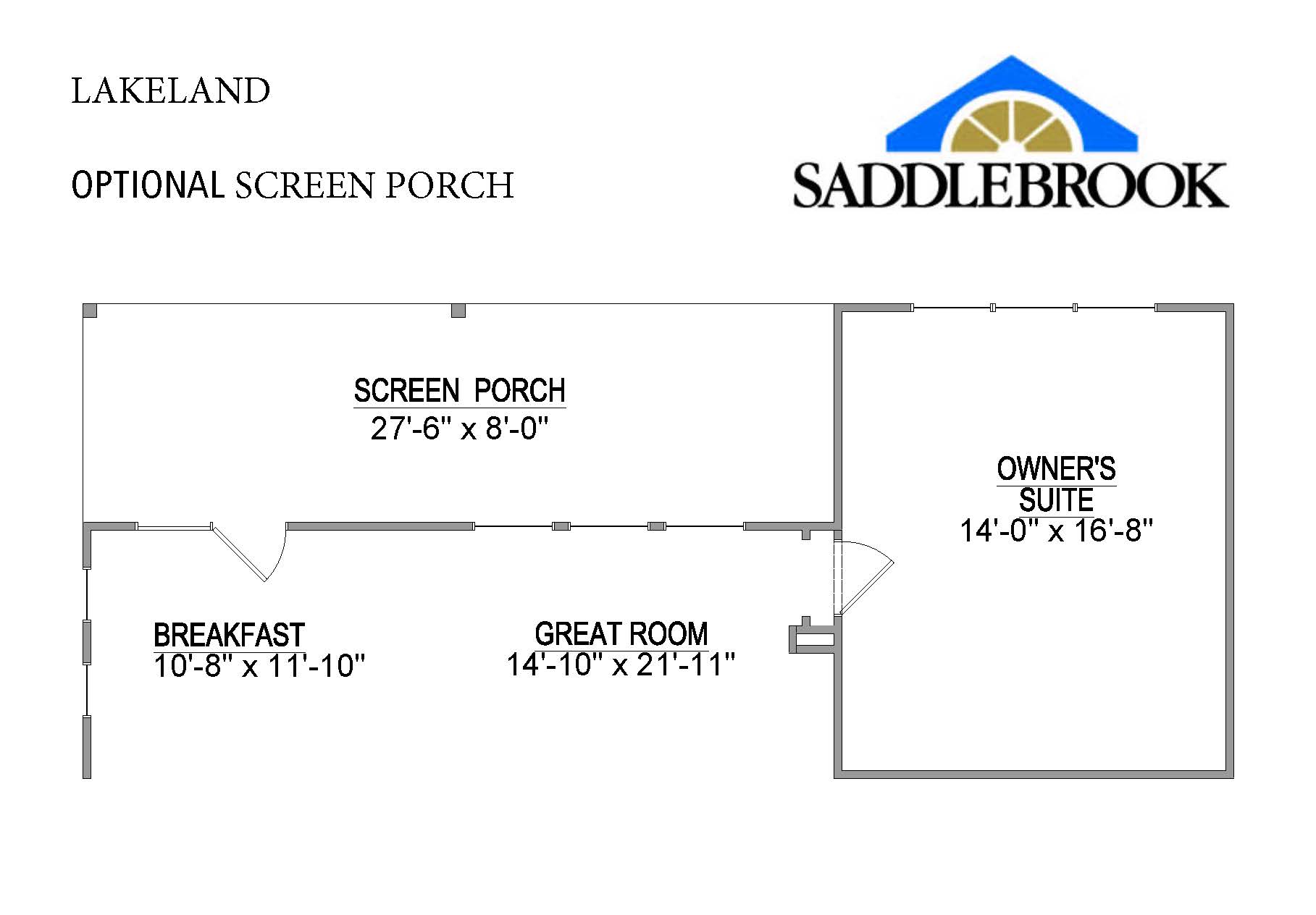 Lakeland- Floor Plan Option 3
