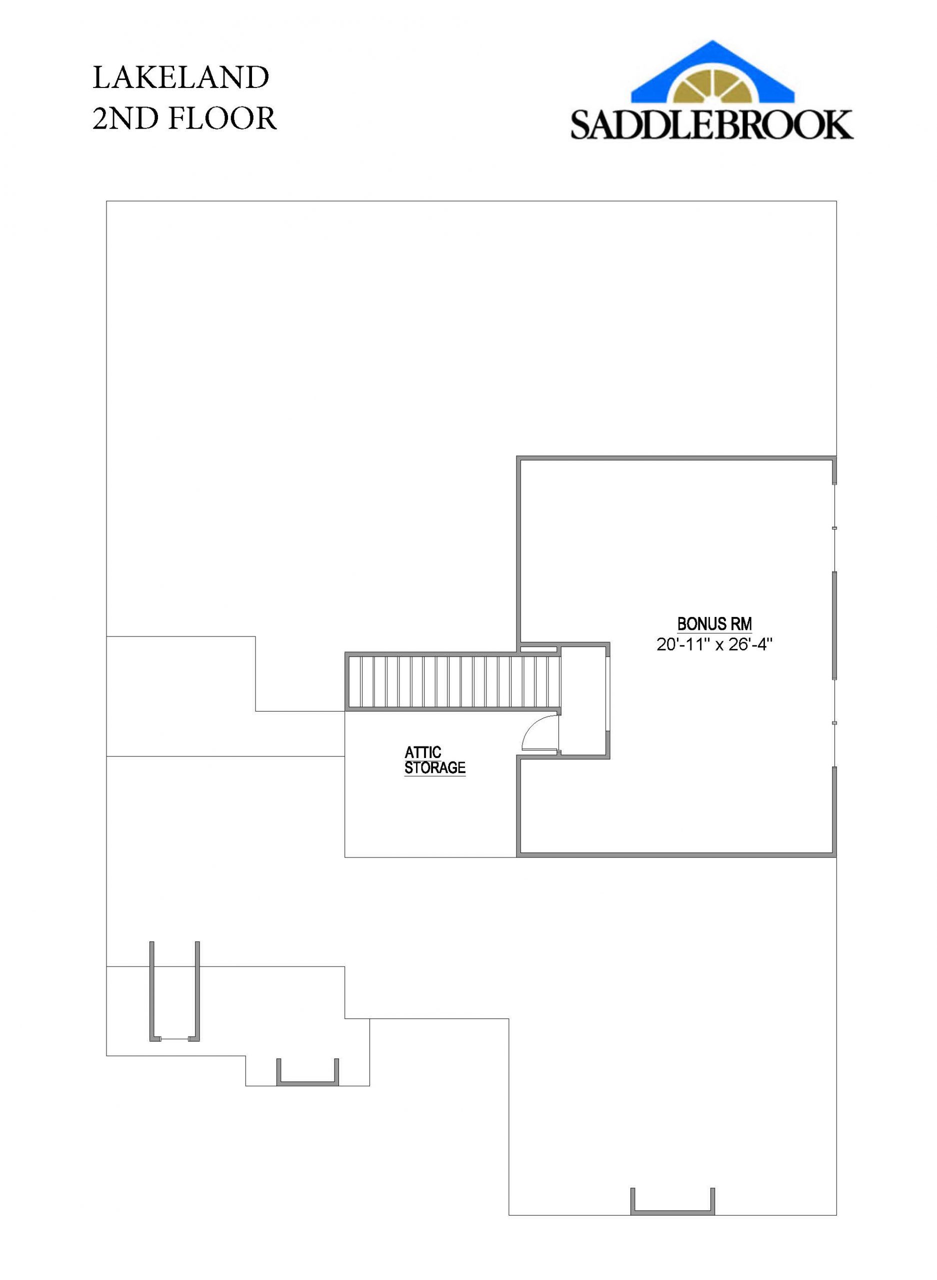 Lakeland- 2d Floor Plan 2