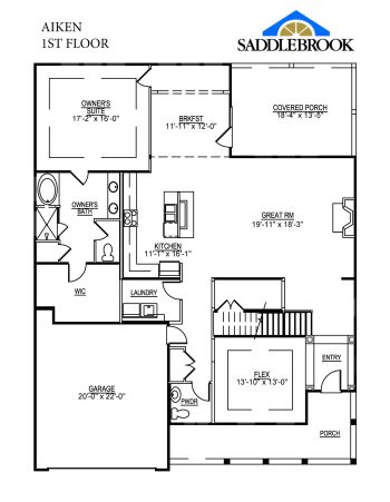 Aiken- 2d Floor Plan 1