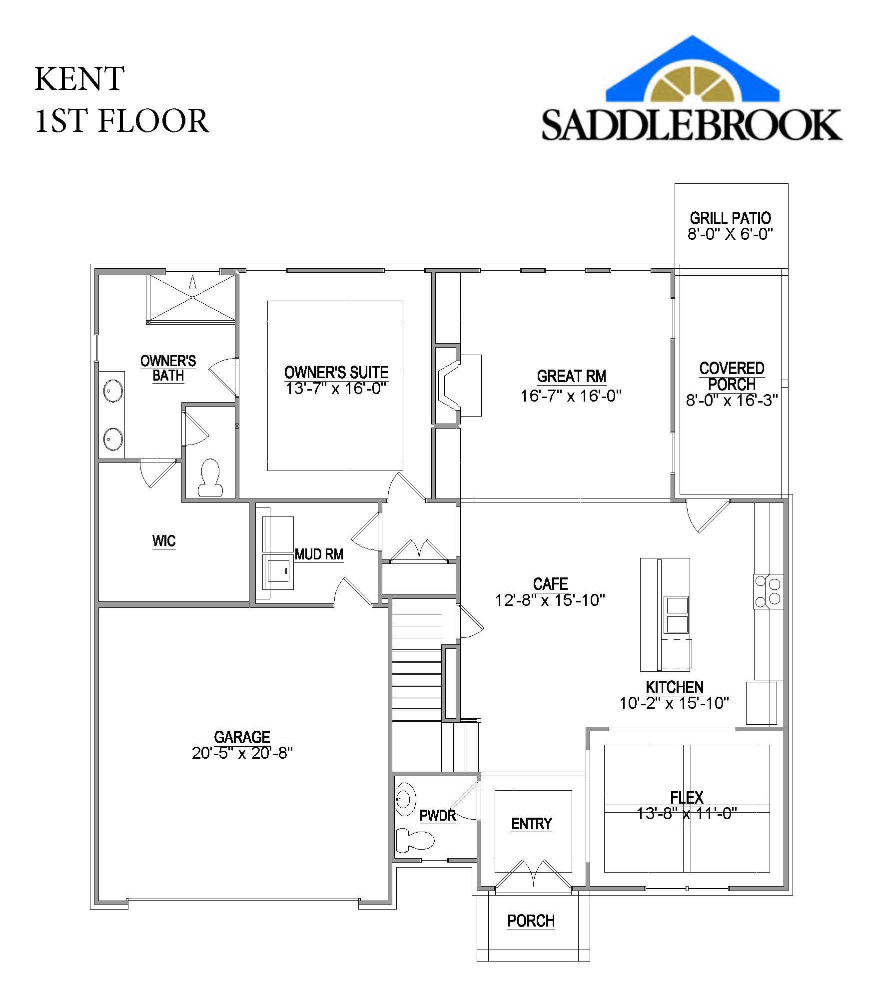 Kent- 2d Floor Plan 1