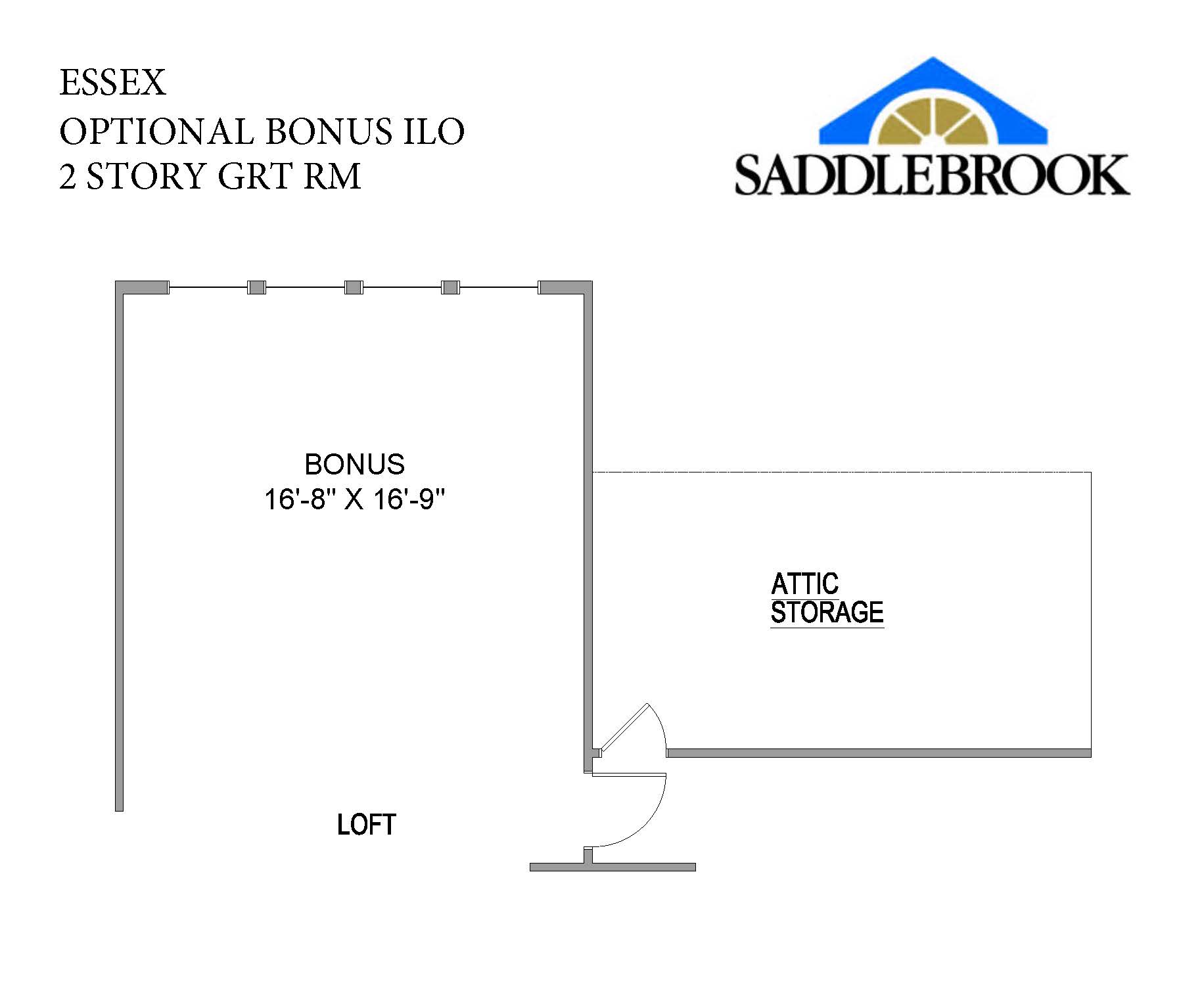 Essex- Floor Plan Option 1