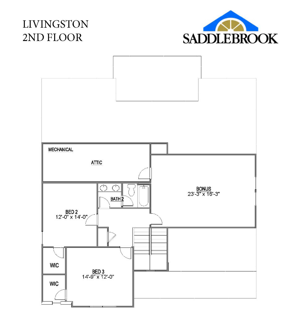 Floor plan for Livingston